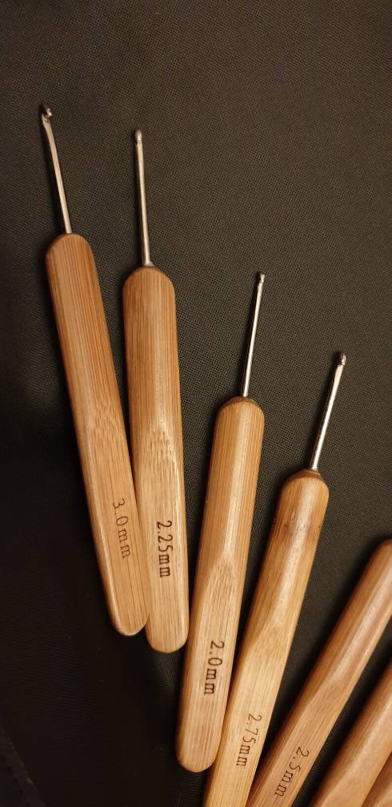 Lace Crochet Hooks Set of 10 or Single Size From 0.75mm to 3mm Etsy