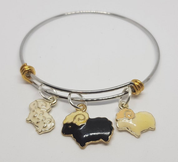 Black Sheep Of The Family Jewelry 2 Tone Silver Gold Stacker Etsy