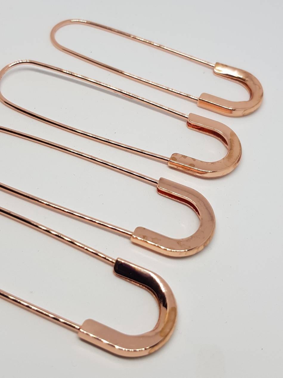 10 Cm Large Safety Pins Rose Gold/gold 1-3 PCS 