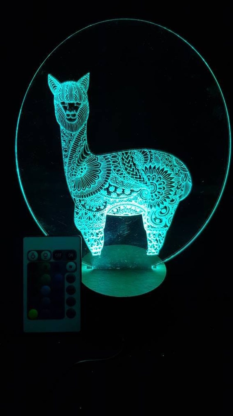 lights and colours llama