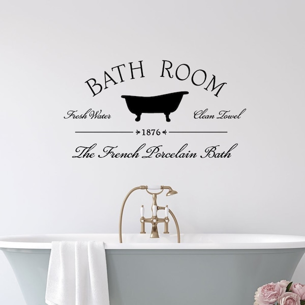 Bathroom in French Etsy