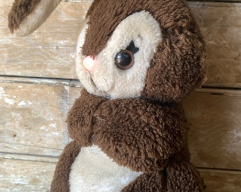 old bunny stuffed animal