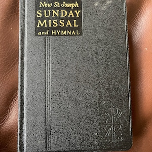 Vintage St Joesph Sunday Missal and Hymnal 1966