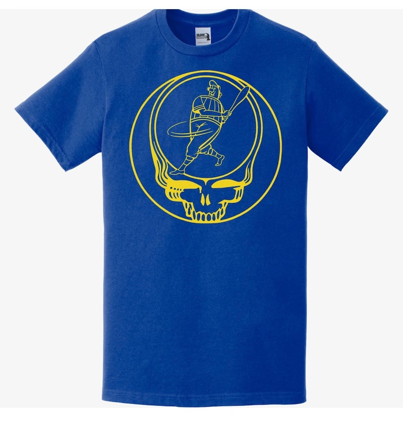 Milwaukee Brewers Grateful Dead Hand Screened T-Shirts S-4X image 3