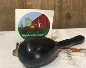 Primitive Antique Vintage Natural Wood Sock Darner Egg