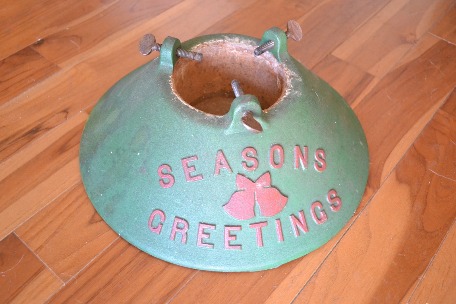 Old Cast Iron Christmas Tree Stand 