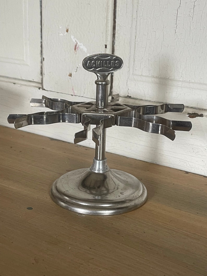 Vintage Rubber Stamp Tree Carousel Metal Rubber Stamp Holder Etsy