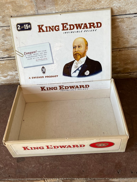 Vintage King Edward cigar box Gem