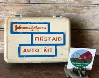 Vintage Plastic First Aid kit