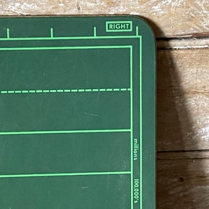 4 Vintage World Research Green Chalkboard Slate Lap Boards School 10"X13" 