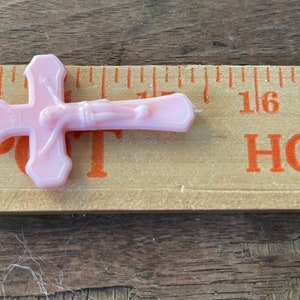 Vintage Rosary Plastic Pretty Pink image 6