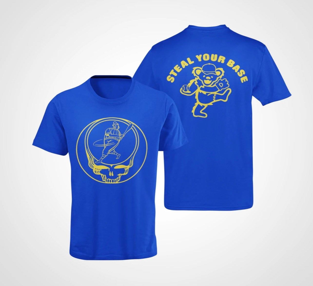 Milwaukee Brewers Grateful Dead Hand Screened T-shirts S-4X 