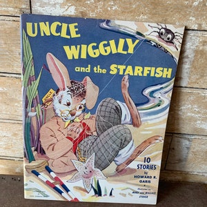 Vintage Uncle Wiggly and The Starfish 1027-1943 Howard A Garis Vintage Softcover