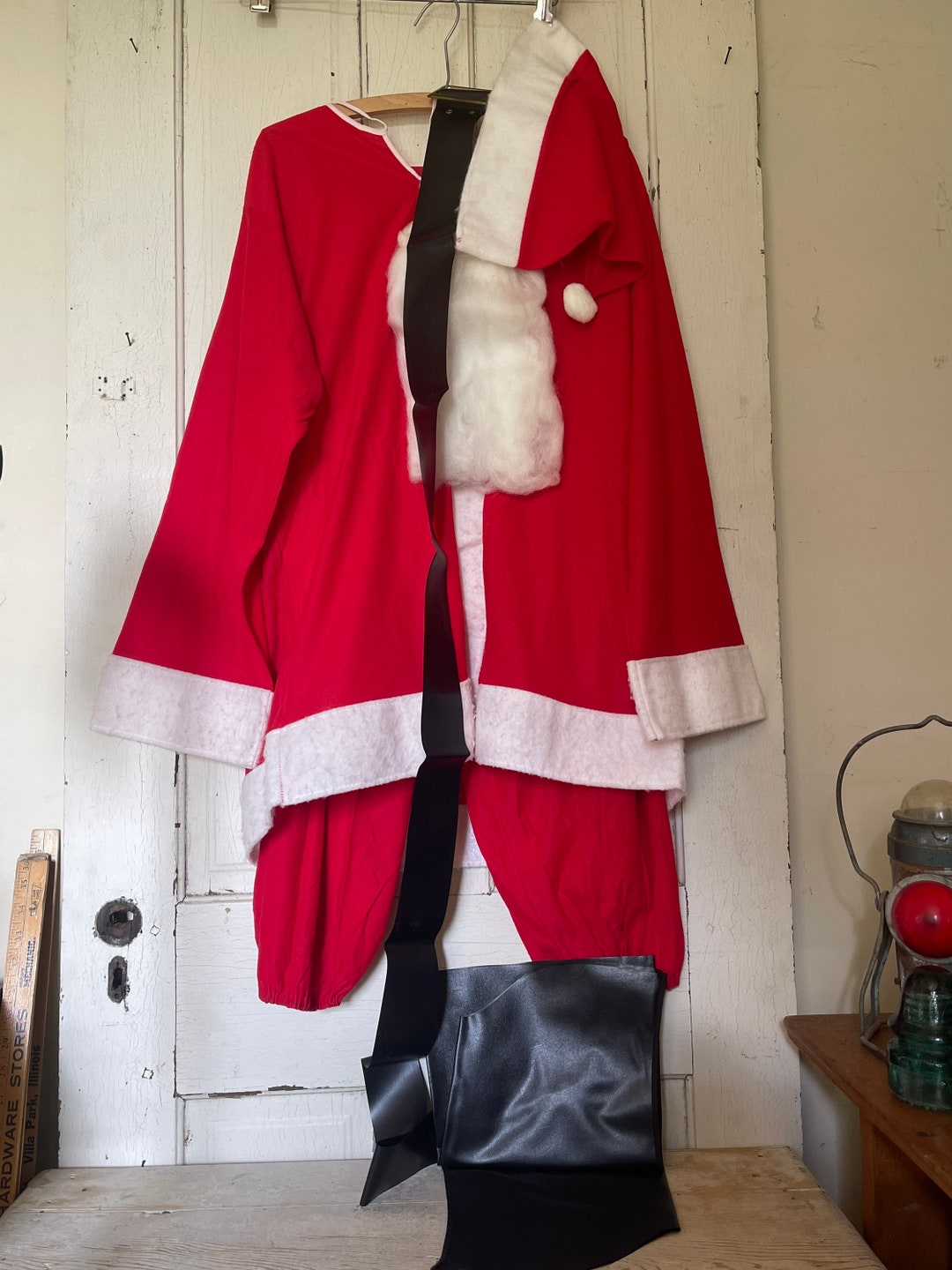 Vintage Santa Suit 6 Pieces 1960s or 70s Etsy