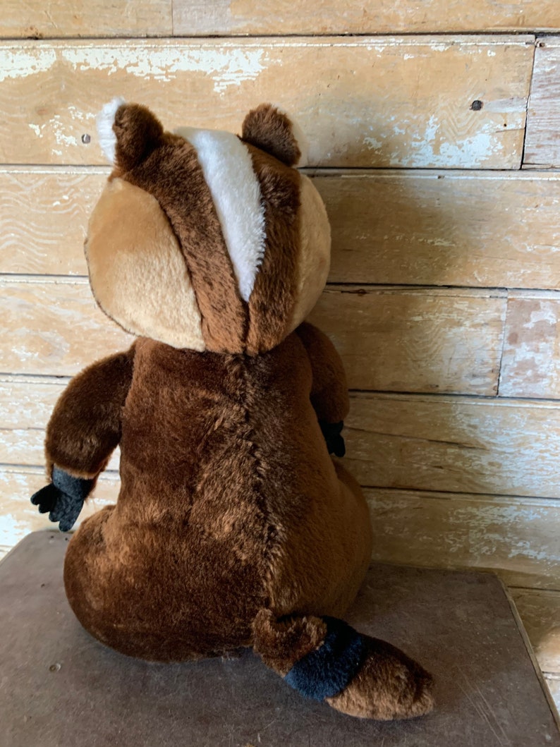 Vintage Wisconsin Badger Stuffed Doll Toy Etsy