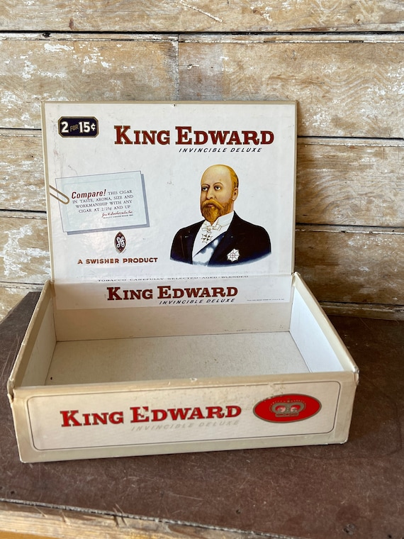 Vintage King Edward cigar box Gem