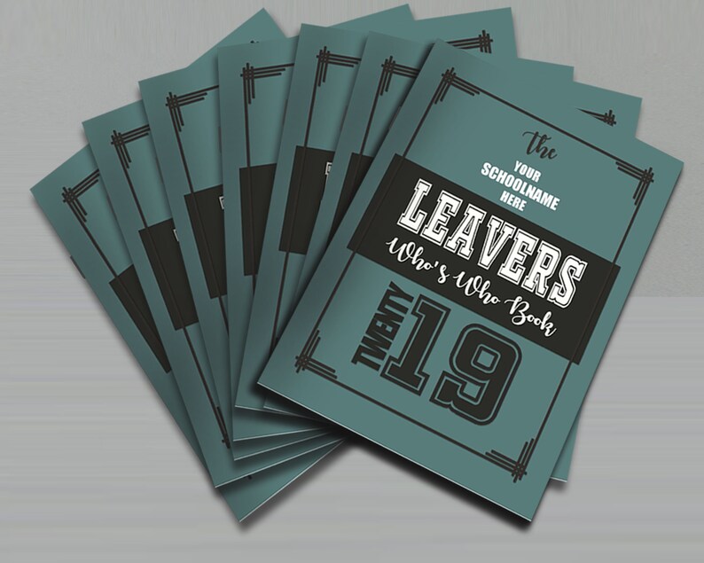 Leavers Book Template Customised Class of 2020 School Year Etsy UK