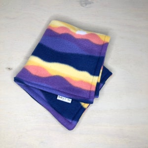 ONE Small Sunrise Pocket Pet Lap Blanket- Guinea Pigs, Rats, Hedgehogs, Rabbits, chinchillas and More!