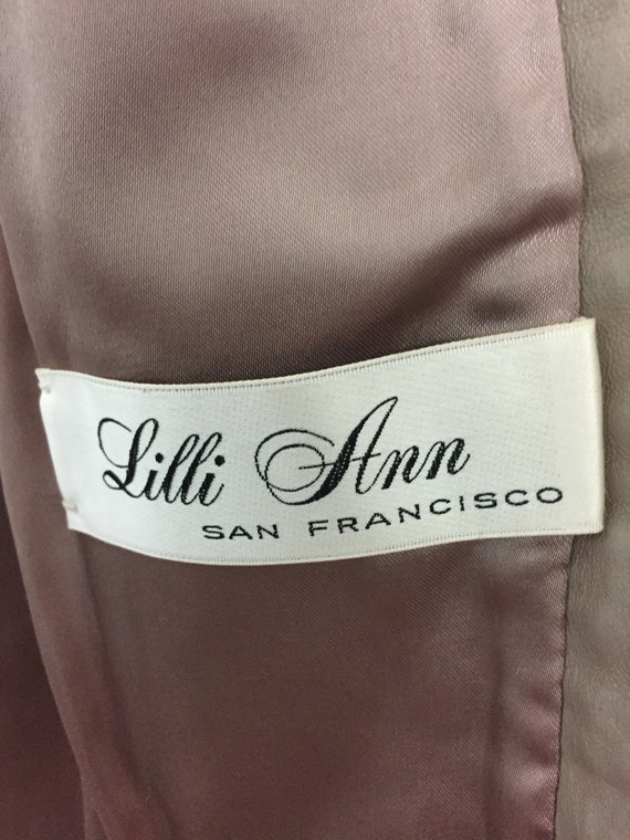 Lily Ann Faux Fur Mink Coat Vintage size 10 - image 2