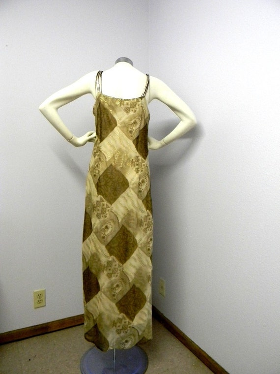 Beautiful floor length gown by Lori Wiedner vtg m… - image 2