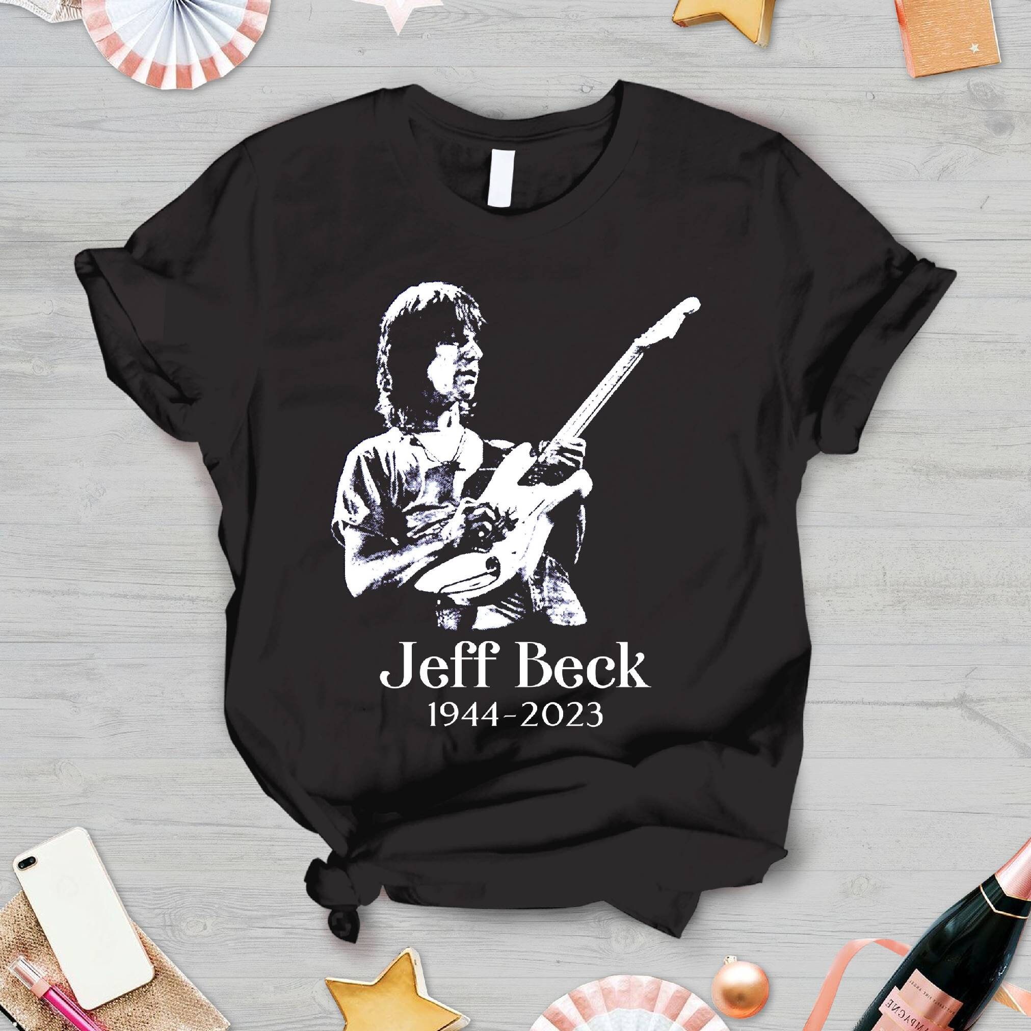 Discover Rip Jeff Beck, Legend Never Die, Blues Rock Rock Instrumental Shirt