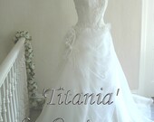 ON SALE 'Titania' Alternative Handmade Fairy Bridal gown Wedding Dress