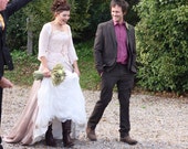 Harvest Maiden- Handmade Alternative Custom Long Wedding Dress