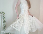 Vintage Crochet - Handmade Alternative Bridal Gown - Nathalie Alternative Wedding Dress