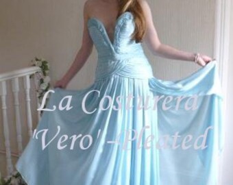 Vero-Custom Silk Alternative Handmade Bridal Gown