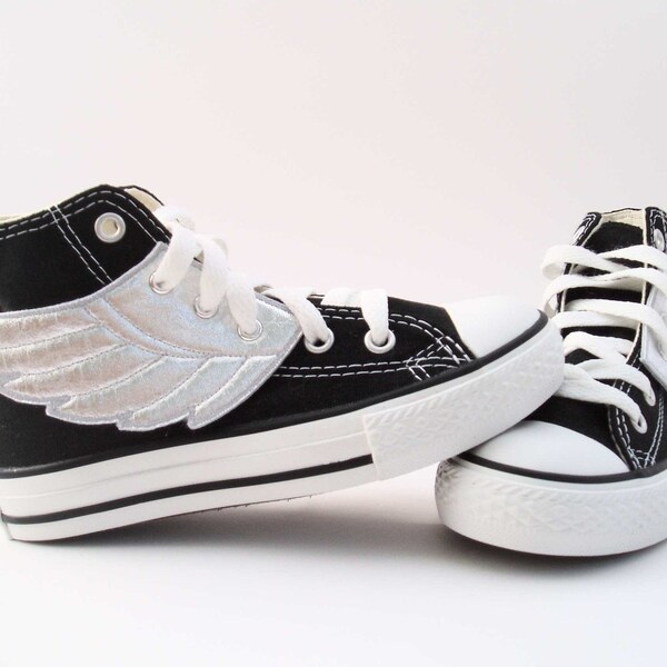 Superhero Shoes- Silver Wings