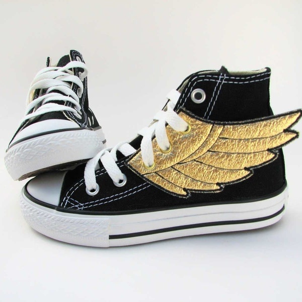 Superhero Shoes- Gold Wings