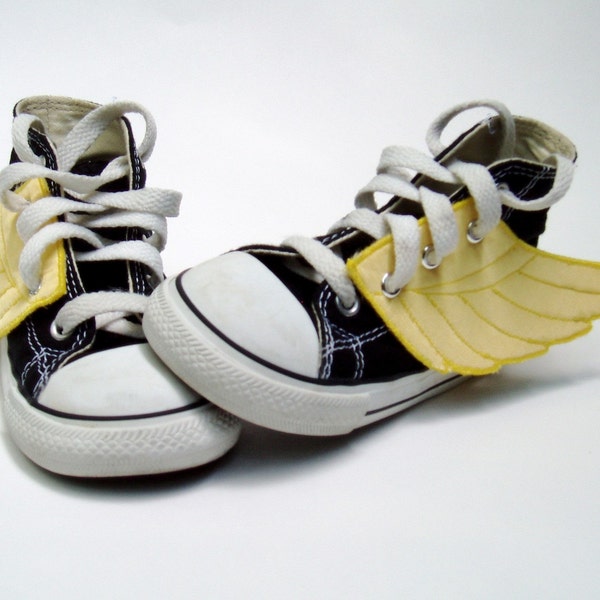 Superhero Shoes- Yellow Wings