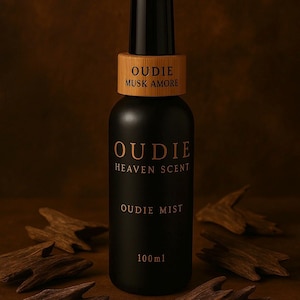Musk Rose Mist Spray – Alcohol-Free Body & Room Spray | Oudie Musk Amore | Floral Musk Scent | Long-Lasting | 100ML Fragrance