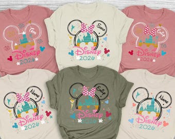 Disney Family Shirts, Disney 2026 Personalization Shirts, Disney Vacation 2026 Trip Shirt, Disneyworld 2026 Family Shirts, Disney shirt