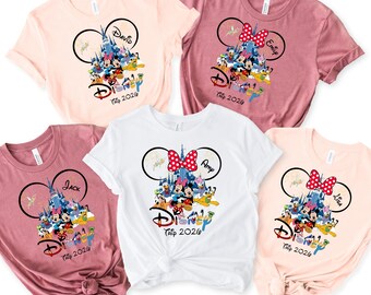 Custom Disney Trip Shirts, Disney Family Matching Shirts, Disneyworld Shirts, Disney Vacation T-shirt, Disney Couple Shirt, Disney Trip 148