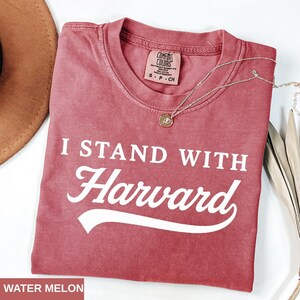 Comfort Colors® Support Harvard Resistance Shirt, I Stand With Harvard Tshirt, Hands Off Harvard Shirt, Activist Shirt, Anti Trump Shirt
