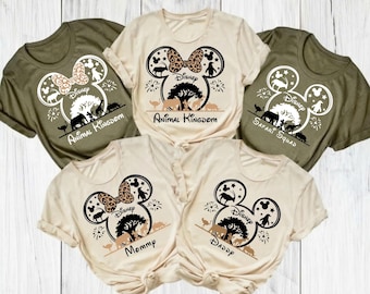 Custom Disney Animal Kingdom 2026 Shirt, Safari Name Trip 2026 Shirt, Disney Safari Squad Family Shirts, Disney Animal Kingdom Vacation Tees