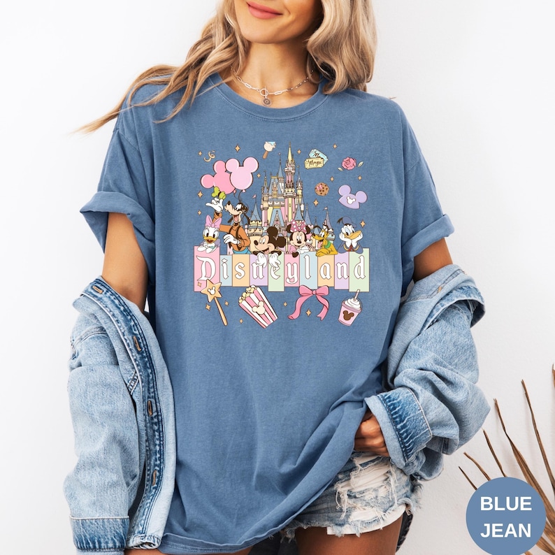 Comfort Colors® Disneyland The Original Shirt, Mickey and Friends Shirt, Mickey Disney Shirt, Disneyland Shirt, Disney Family Tee bild 5