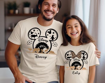 Disney Safari Squad Family Shirt, Custom Disney Animal Kingdom 2026 Shirt, Safari Name Trip 2026 Shirt, Disney Animal Kingdom Vacation Tees