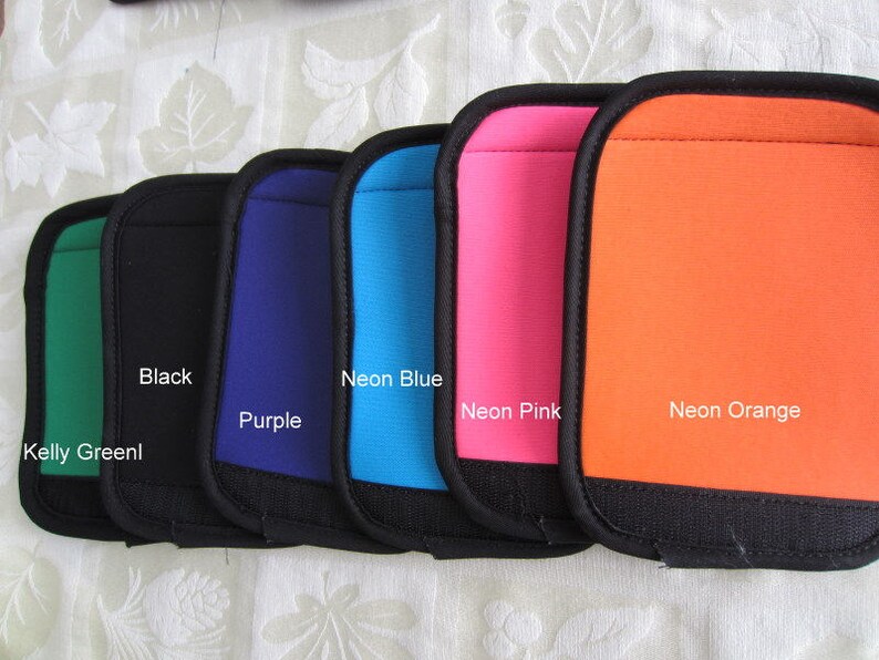 Luggage Tag Handle Wraps Custom Embroidered and Personalized Etsy