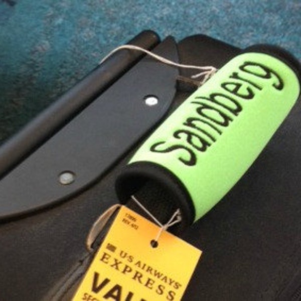 Personalized Luggage Handle Tag Etsy