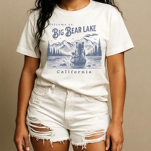 Comfort Colors Big Bear Lake California Tshirt, California, California Tshirt, Big Bear, Camp Big Bear, Big Bear California T-Shirt, Outdoor