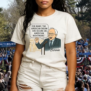 Comfort Colors Bernie Sanders Unisex T-shirt, Political Tee, Bernie Sanders, Fight Oligarchy, Feel The Bern, Democratic Party, Statement Tee