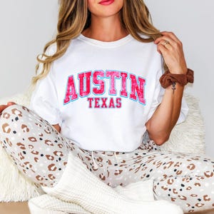 Comfort Colors Austin Texas Unisex T-shirt, Texas, Texas Longhorns, Austin, Hometown, State Pride, Capital City, ACL, Austin City Limits