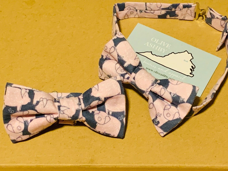 When Pigs Fly Succulent and Swan bowties for boys and men bow ties, suspenders and pocket squares When Pigs Fly!