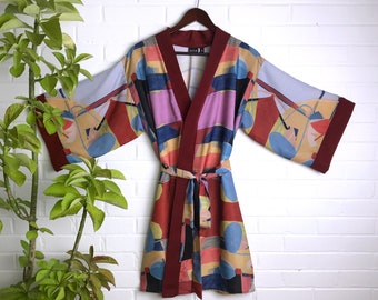 Bather Print Lounge Robe