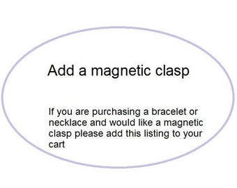 Ajoutez un fermoir magnétique à un bracelet ou à un collier