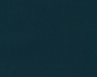 Robert Kaufman Kona K001-1243 NAVY from Kona® Cotton - 1 yard, by the yard