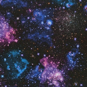 NIGHTFALL from Stargazers from Robert Kaufman Cotton Fabric 1 yard