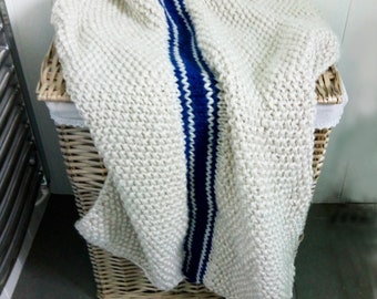 KNITTING PATTERN: Grain sack baby blanket knitting pattern